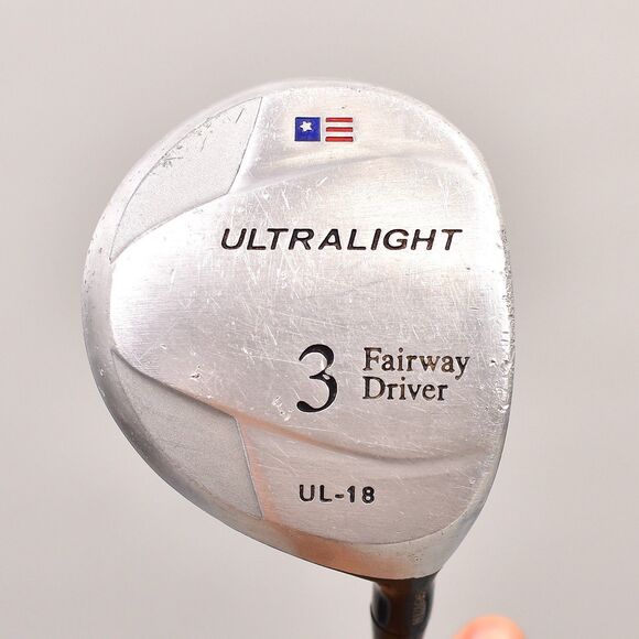 USKG ULTRALIGHT UL-18 3 FAIRWAY DRIVER WOOD 37" RH KIDPOWER 57-39 GRAPHITE GREEN - Picture 3 of 10